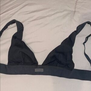 Skims plunge Ribbed Triangle Bralette